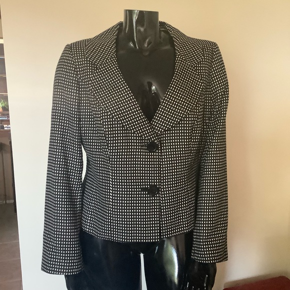 Planet Jackets & Blazers - PLANET Black/White Blazer